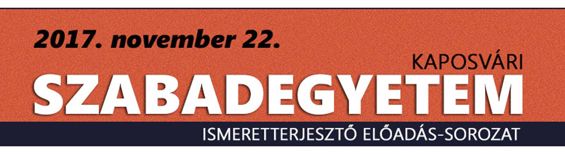 Hírek | Kaposvári Egyetem Szabadegyetem - Horn Péter akadémikus előadása