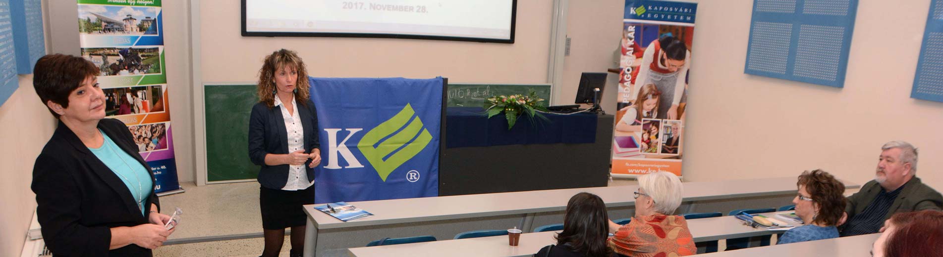 Hírek | Kaposvári Egyetem 18 előadás: parázs viták, figyelemre méltó témák a Pedagógiai Kar tudományos diákköri konferencián.