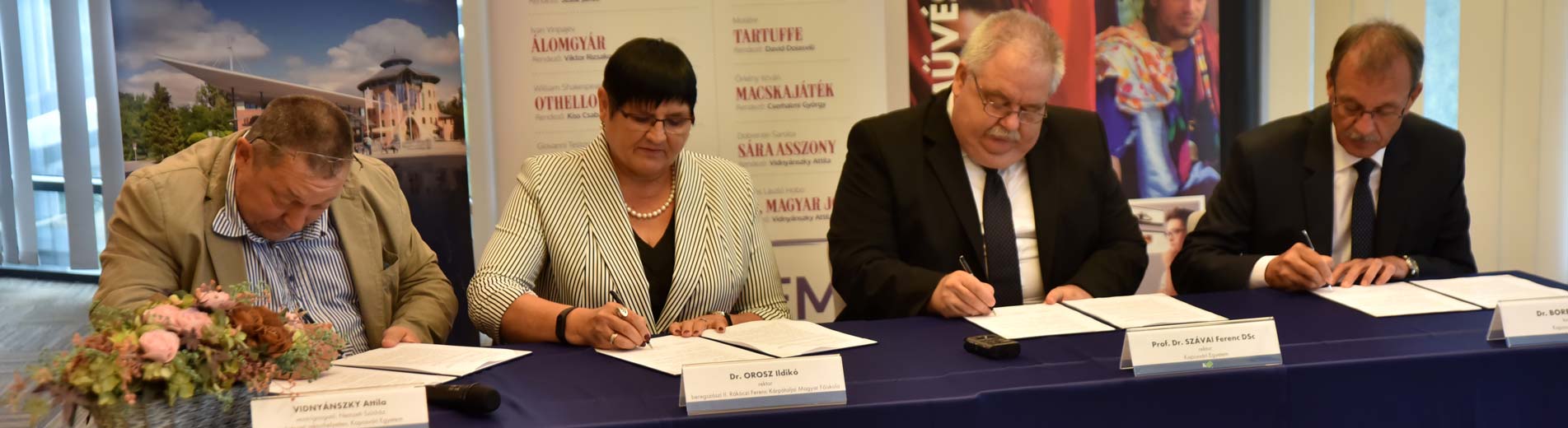 Hírek | Kaposvári Egyetem Együttműködés a kárpátaljai magyar színjátszásért