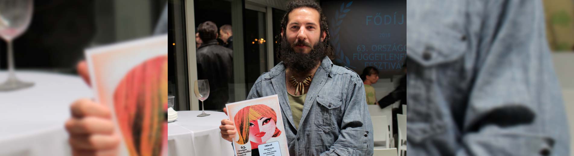 Hírek | Kaposvári Egyetem Újabb filmes díj Helstáb Martinnak