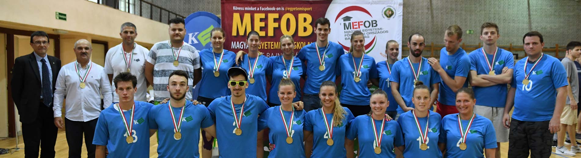 Hírek | Kaposvári Egyetem Röplabda MEFOB: mindkét csapatunk bajnok