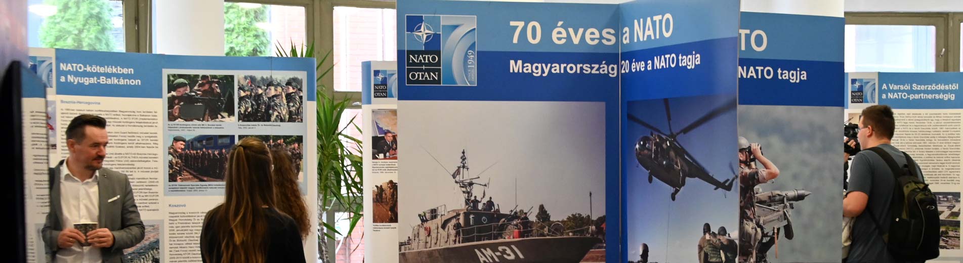 Hírek | Kaposvári Egyetem NATO 2020 – Egyetemünk nyílt meg a vándorkiállítás