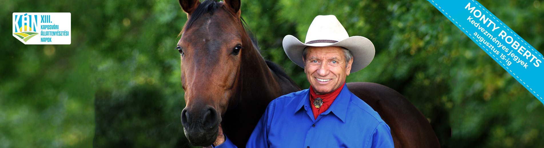 Hírek | Kaposvári Egyetem Monty Robertset a Kaposvári Állattenyésztési Napokon láthatja a közönség.
