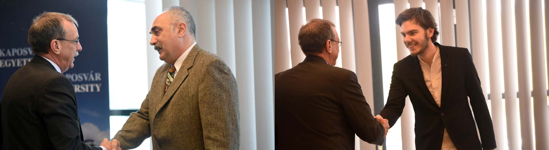 Elismerések a szenátusi ülésen | Kaposvári Egyetem szenatus ules wide